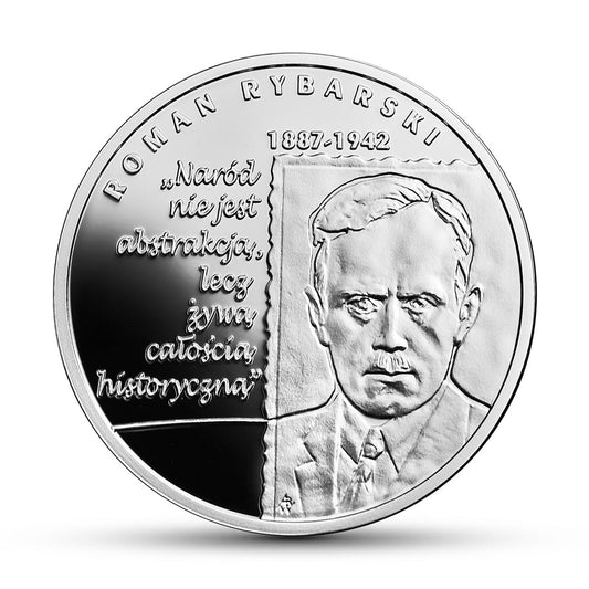 Moneta 10 zł Roman Rybarski