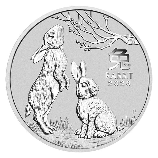 Rok Królika - 2023 - 2 Uncje Srebra
