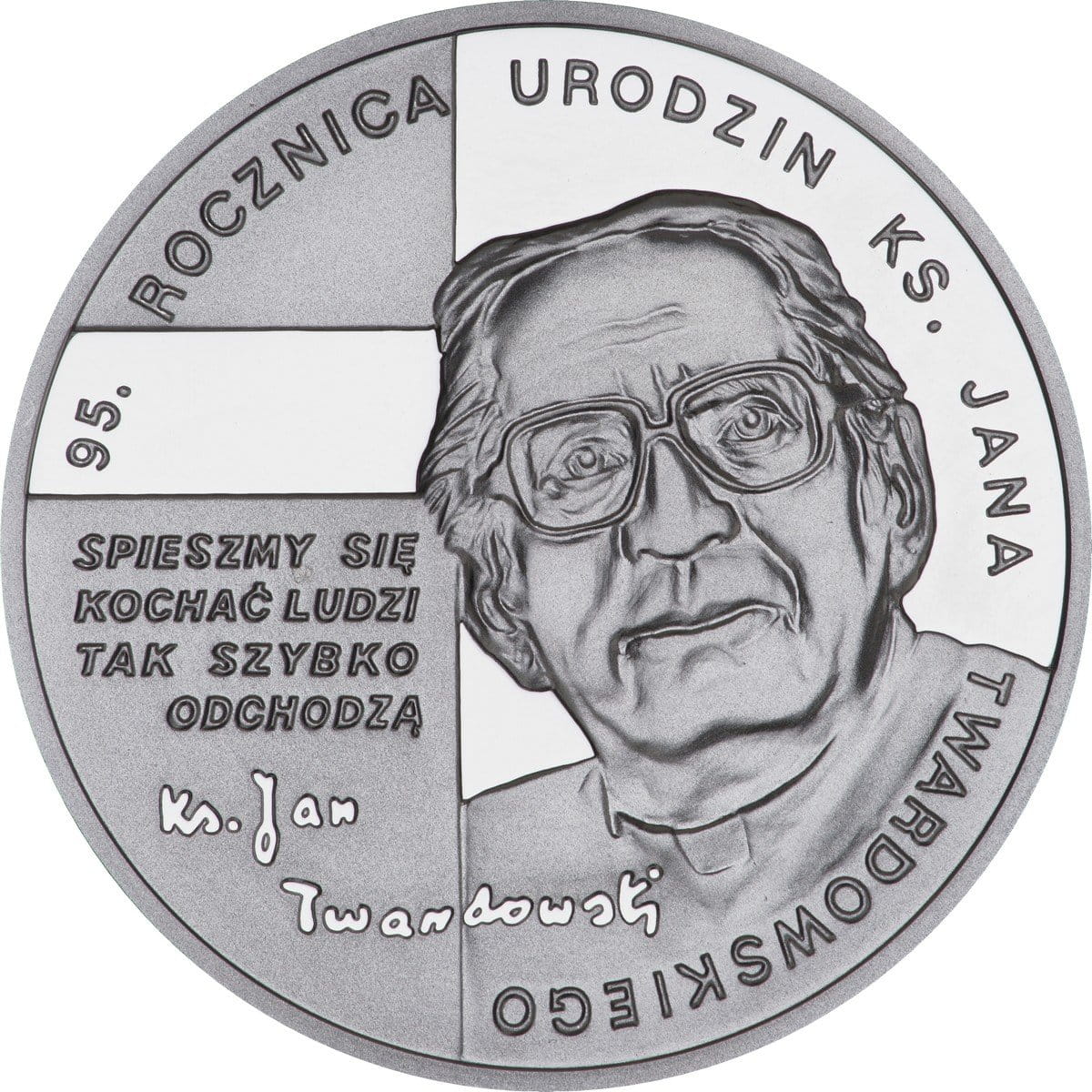 Moneta 10 zł Jan Twardowski