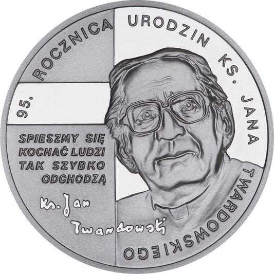Moneta 10 zł Jan Twardowski