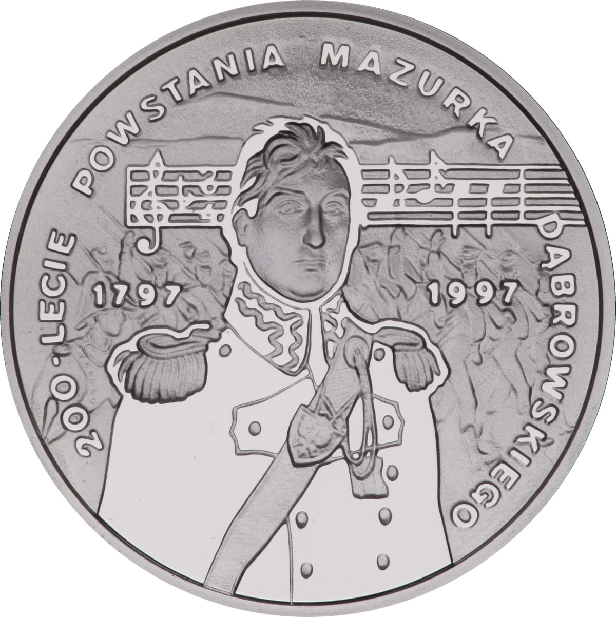 Moneta 10 zł Mazurek Dąbrowskiego