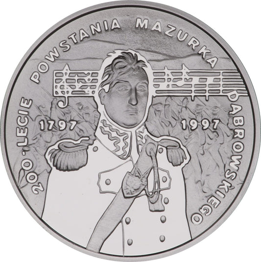 Moneta 10 zł Mazurek Dąbrowskiego