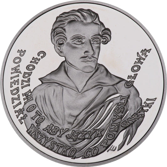 Moneta 10 zł Juliusz Słowacki