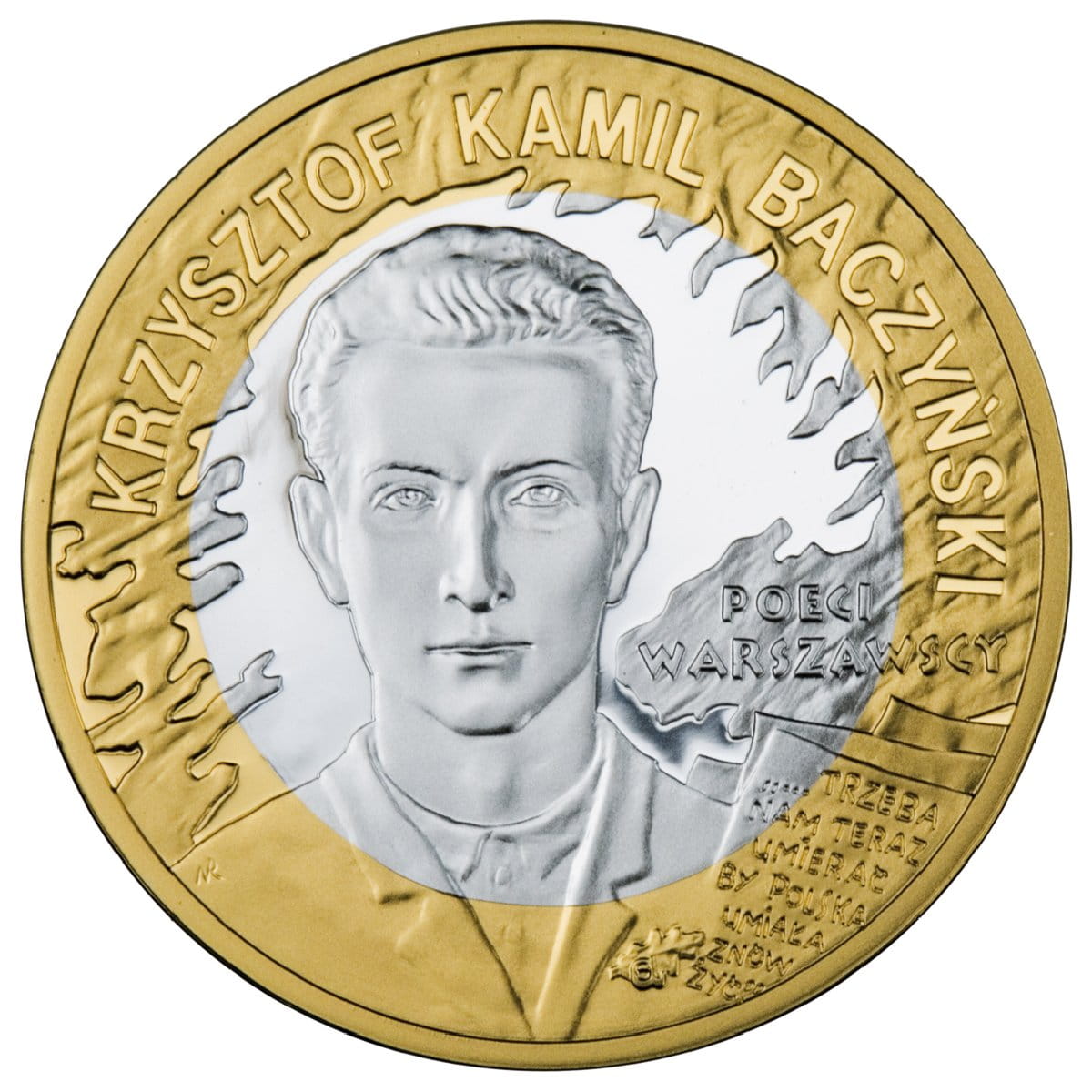 Moneta 10 zł Kamil Baczyński