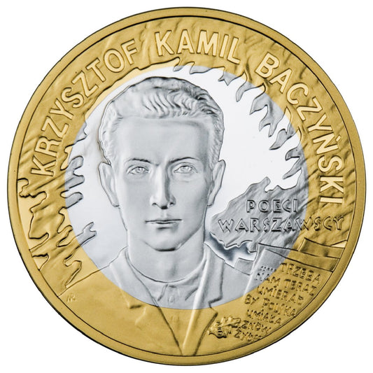 Moneta 10 zł Kamil Baczyński