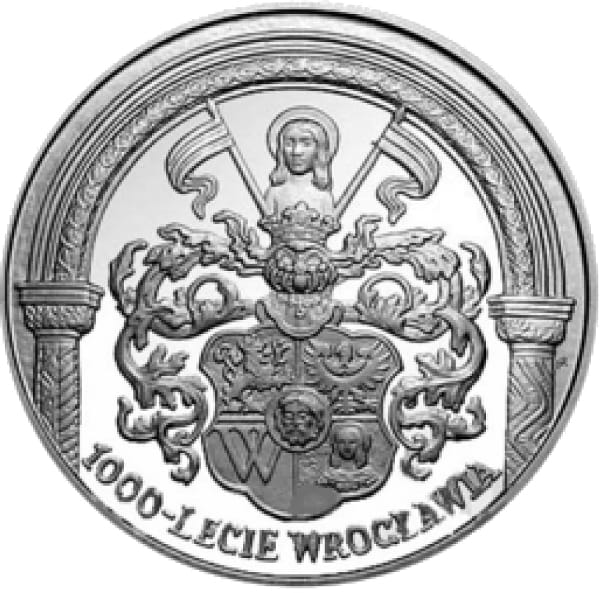 Moneta 10 zł 1000 Lat Wrocławia