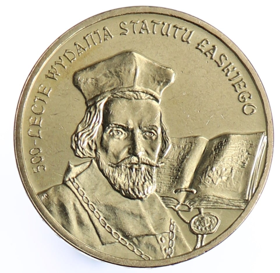 Moneta 2 zł Statut Łaskiego - 2006 rok